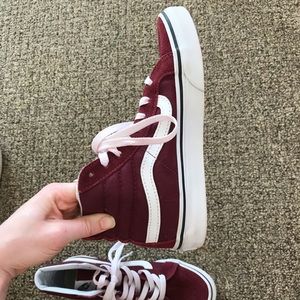 Vans SK8-HI Rumba Red/Off White Women’s Size 6